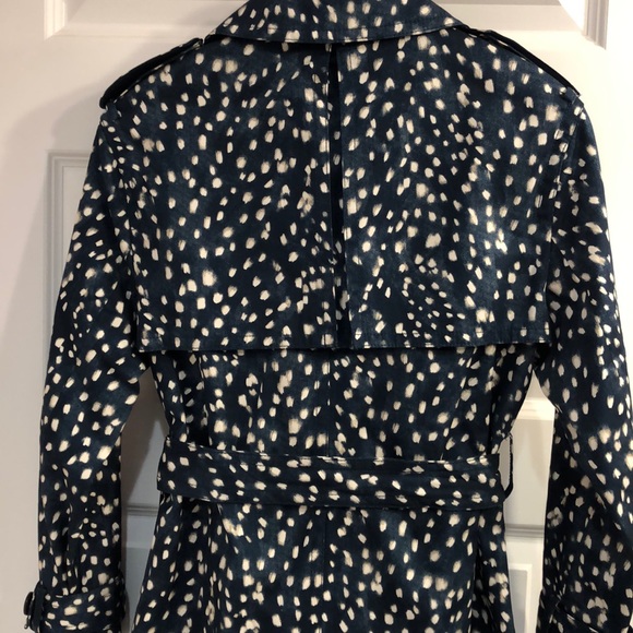 NWT Ann Taylor Modern Trench in Midnight Spruce - Picture 5 of 7